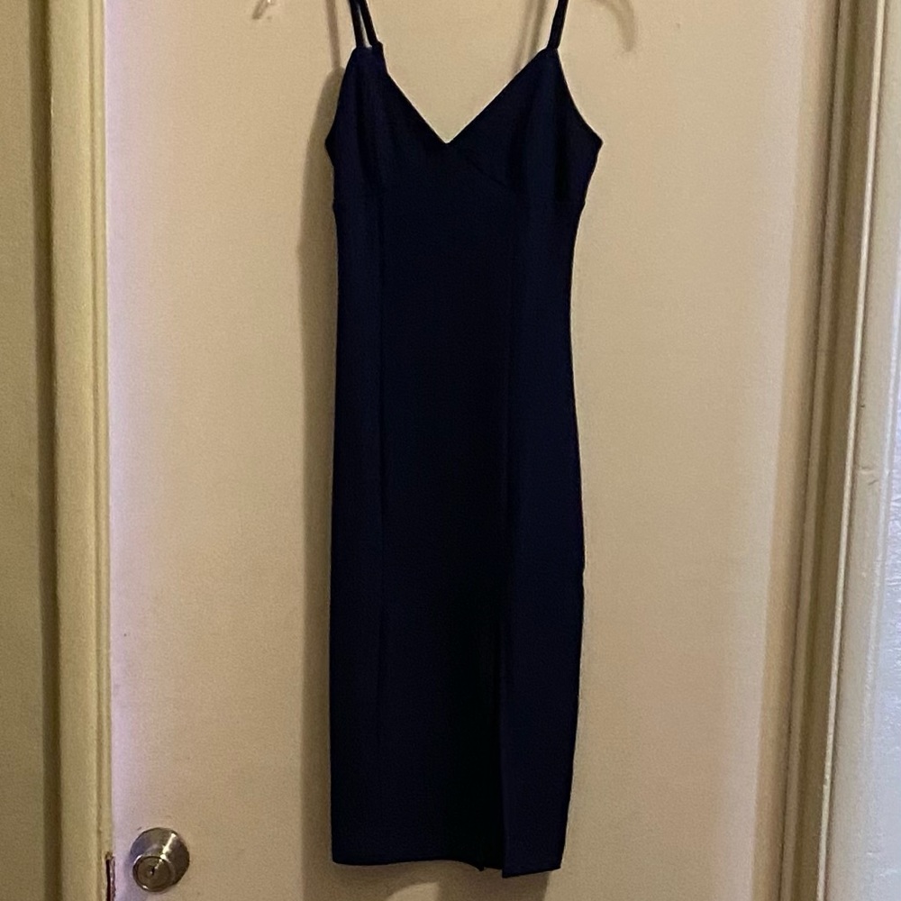 Navy blue cami dress